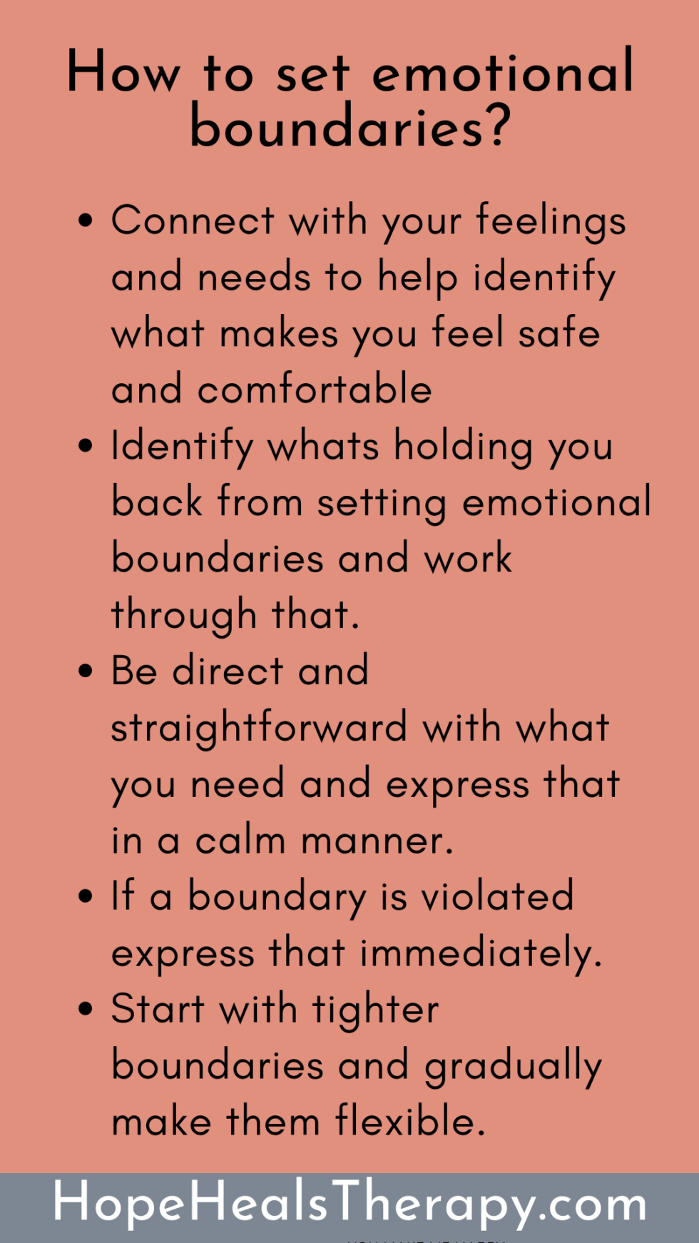 How To Set Emotional Boundaries? | Hope Heals Therapy